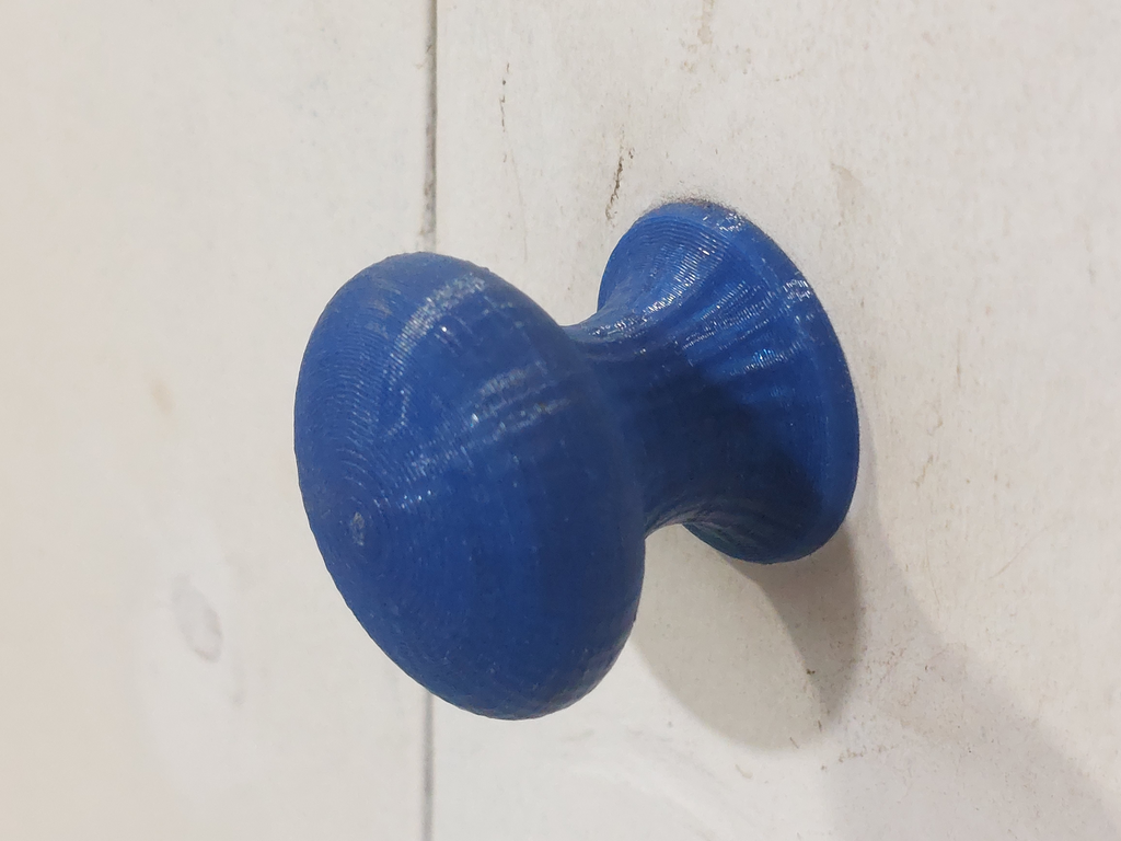 Simple wardrobe door knobs