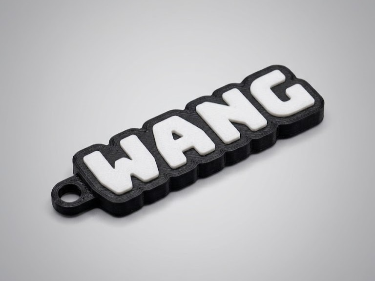 Name KeyChain Left Hole ( No AMS )