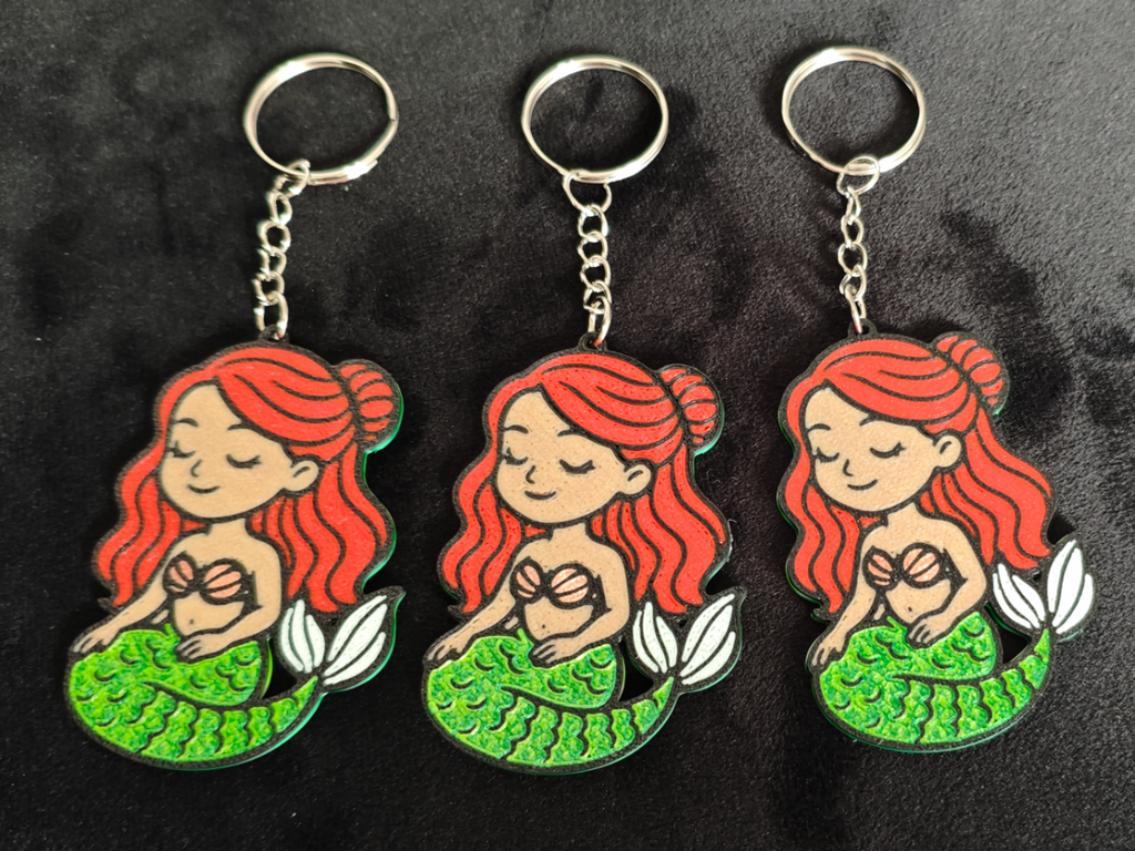 Cute Mermaid - Keychain