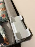 Phoner holder for a 60mm bedrest