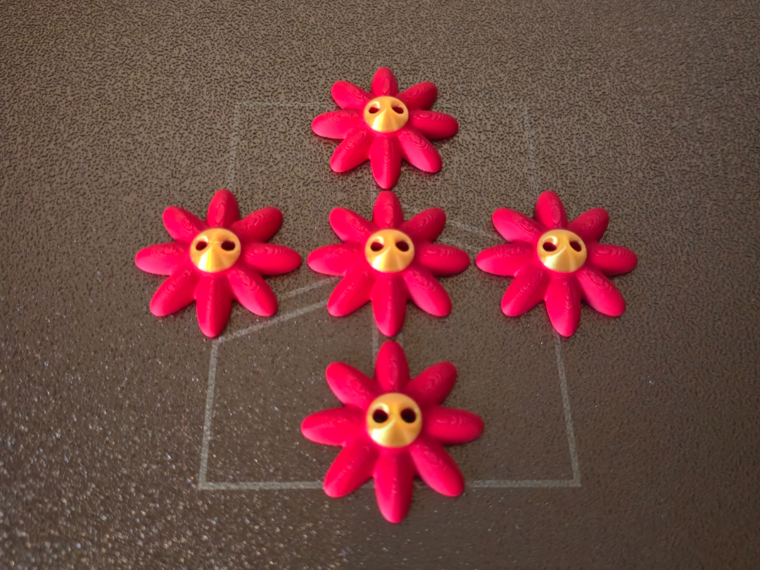 Sun Flower Buttons for Knitting, Crochet or Sewing