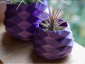 Low-Poly Twisted Geometric Vase