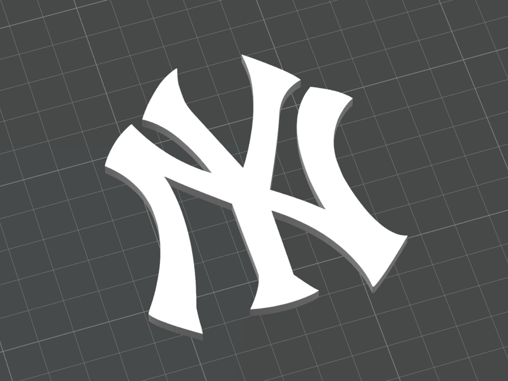 New York Yankees MLB 3D Printed Logo