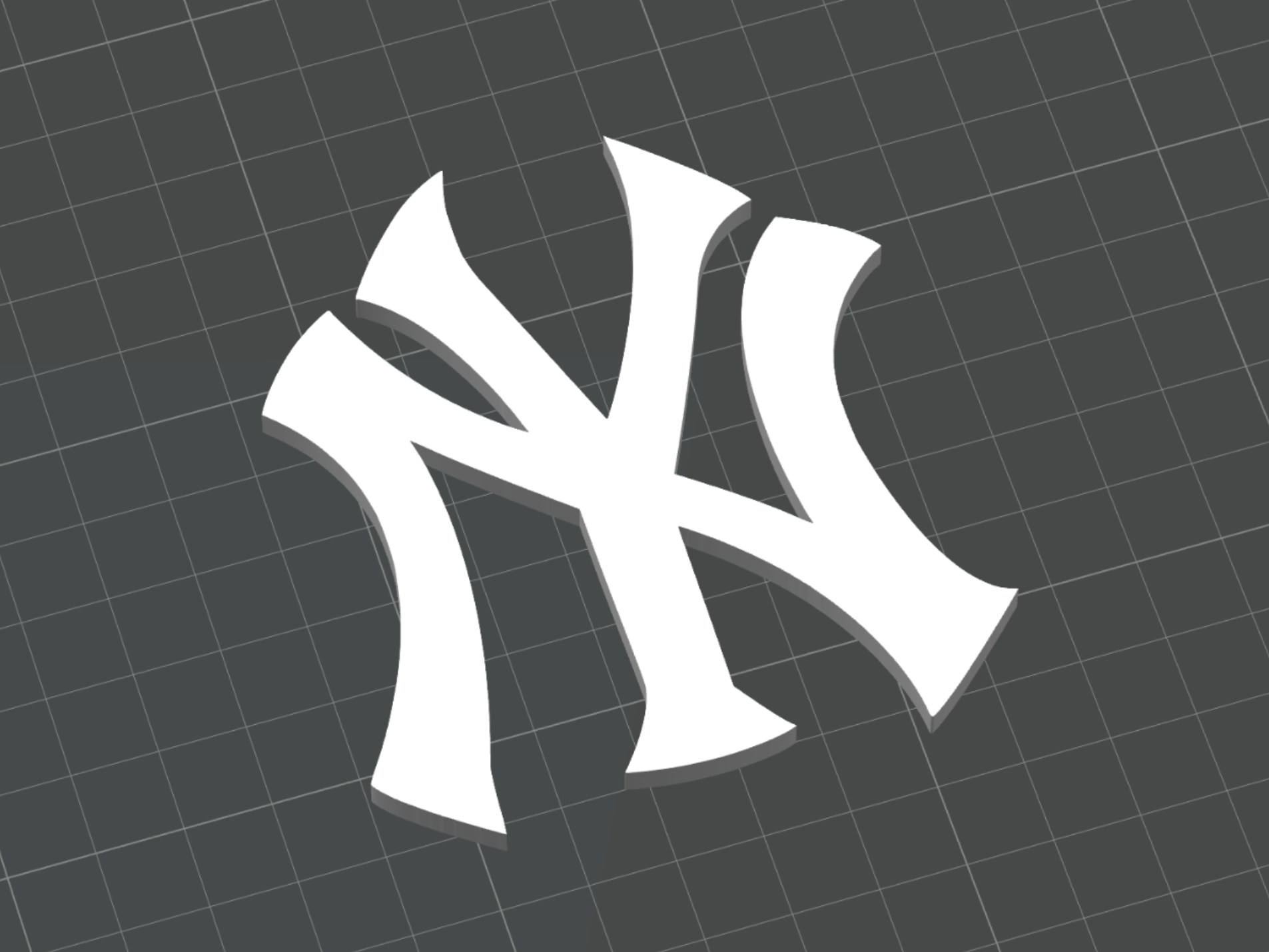 New York Yankees MLB 3D Printed Logo