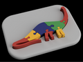 Brontosaurus - Puzzle for Kids