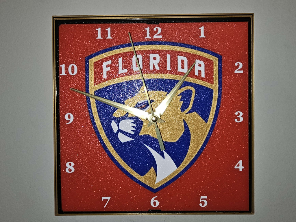 Florida Panthers Clock Face