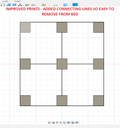 Perfect 1st layers Improved! Calibration prints to expand the original 3x3 bed squares