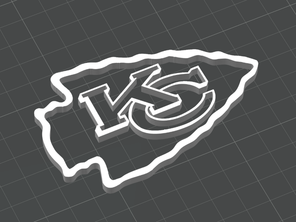 Kansas City Chiefs NFL 3D Printed Logo