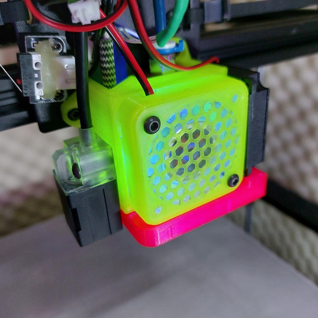 Tronxy X5SA Hotend Case replacement with fanduct