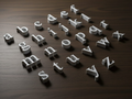 Lowercase Alphabet Style -Times New Roman -