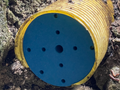 80mm Perforated Land Drainage Pipe plug
