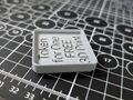 Stackable Token for One Free 3D Print Gridfinity