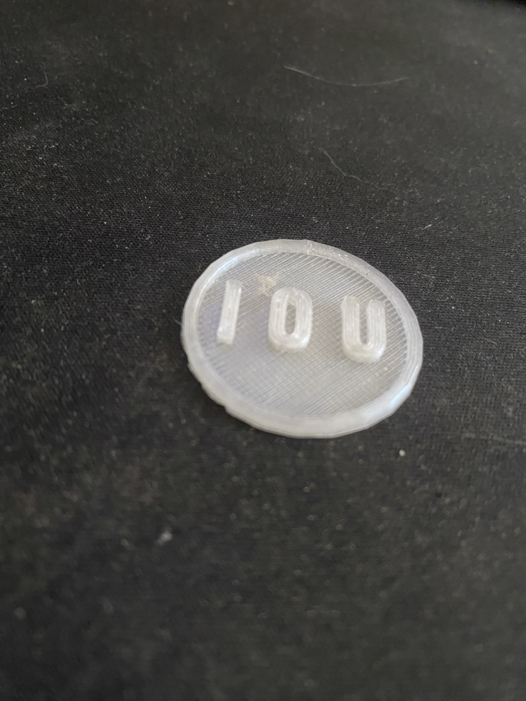 I O U Coin