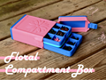 Floral Compartment Box