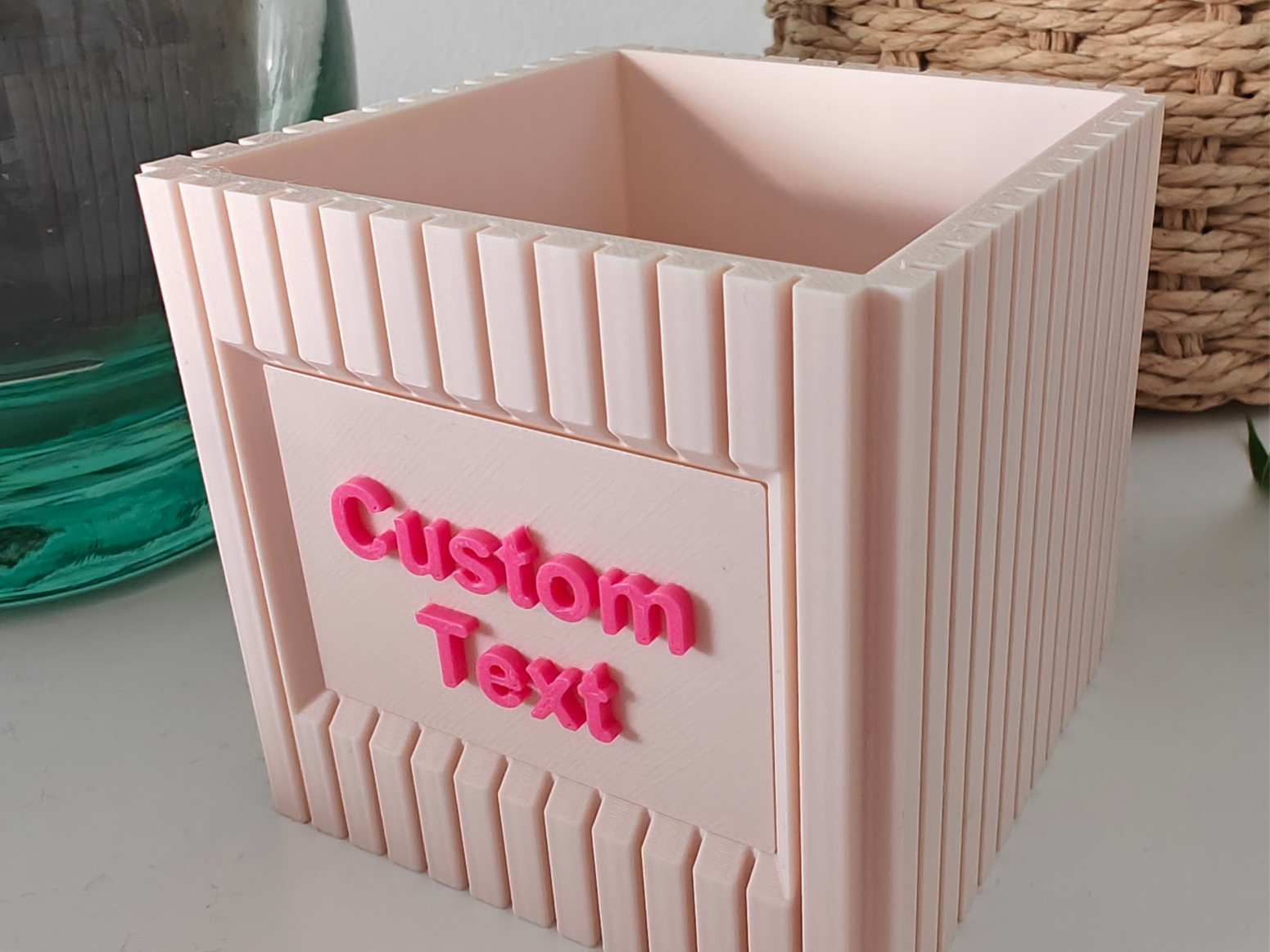 Planter Pot with space for custom text