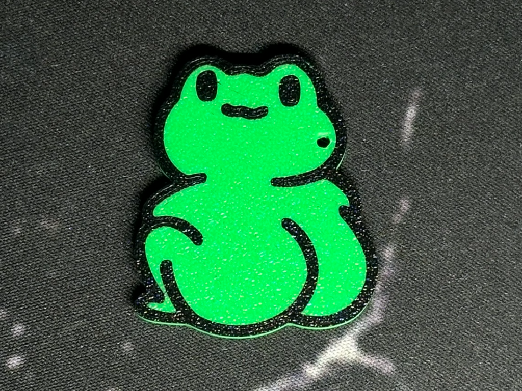 Cute ass frog keychain