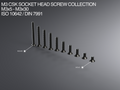 M3 CSK Socket Head Screw Collection M3x6-M3x30