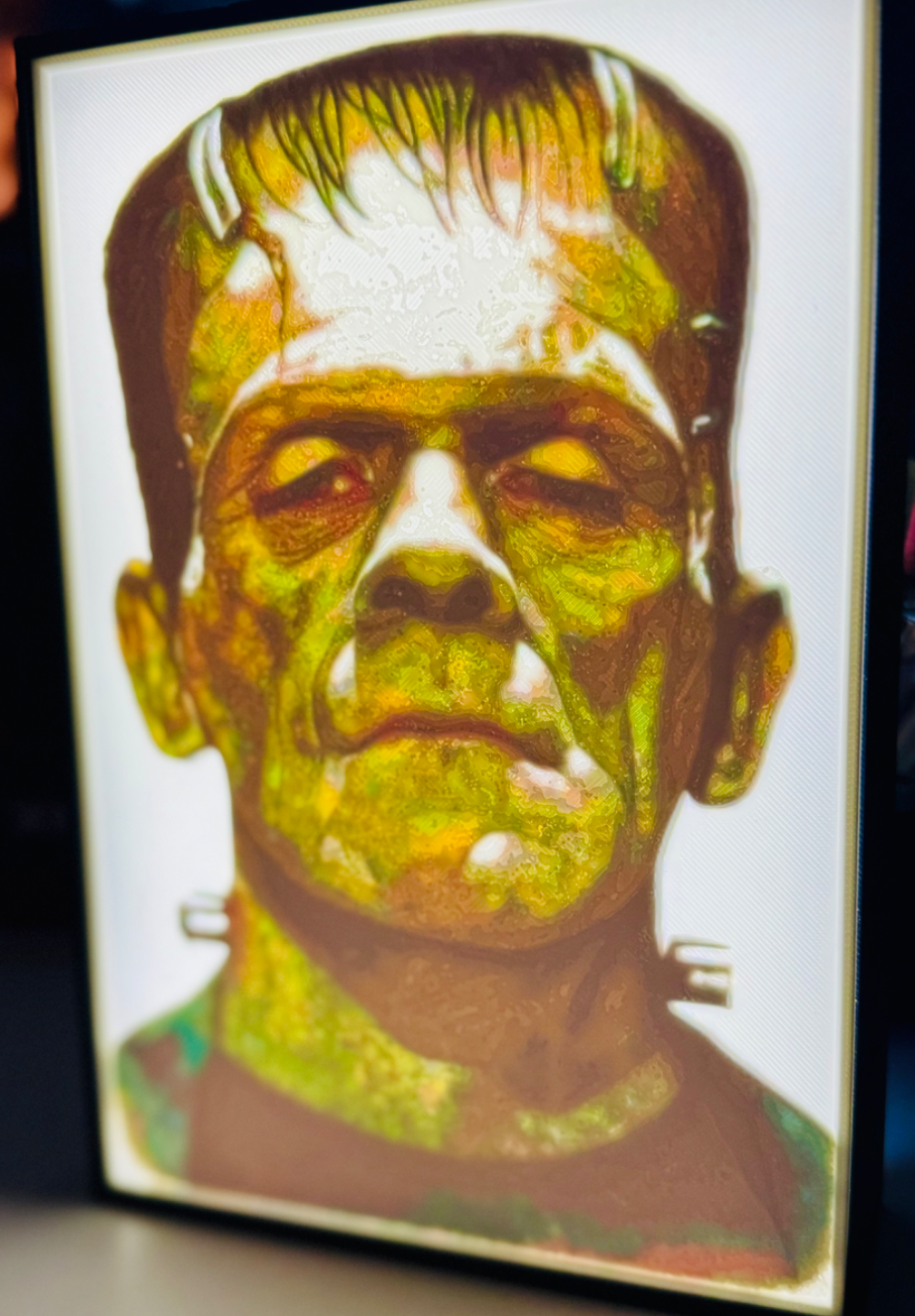 Frankenstein's Monster - Light up Wall Art
