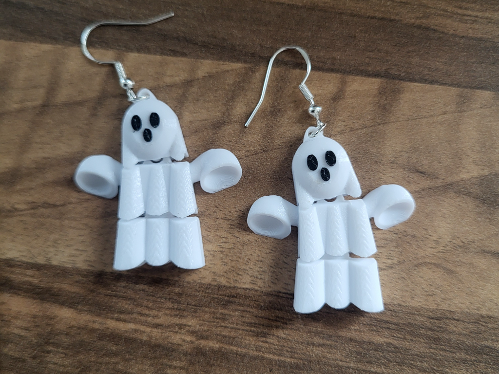 ghost earrings articulated