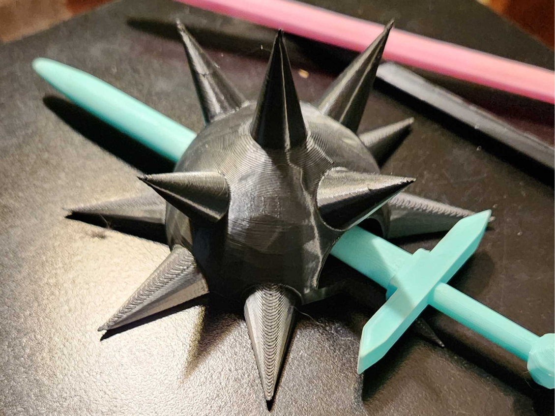 Spike Ball Hair Accessory