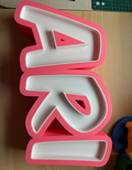 Nameled ARI - nickname for Arianna