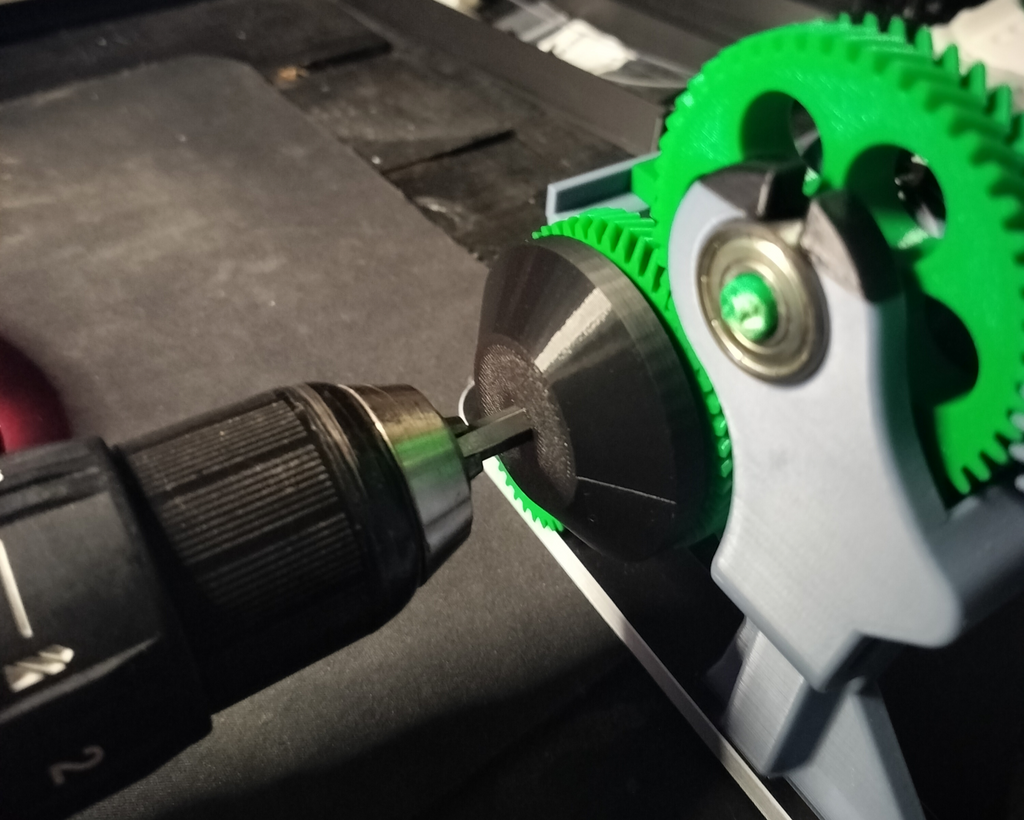 Alternative Drill Coupling for Filament Spool Winder (By Miklos Kiszely)