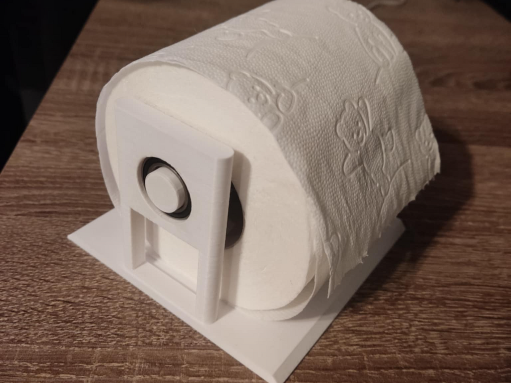 Toilet paper holder with bearings!