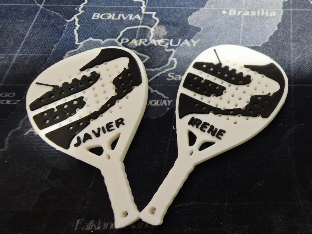 Pala padel con nombre