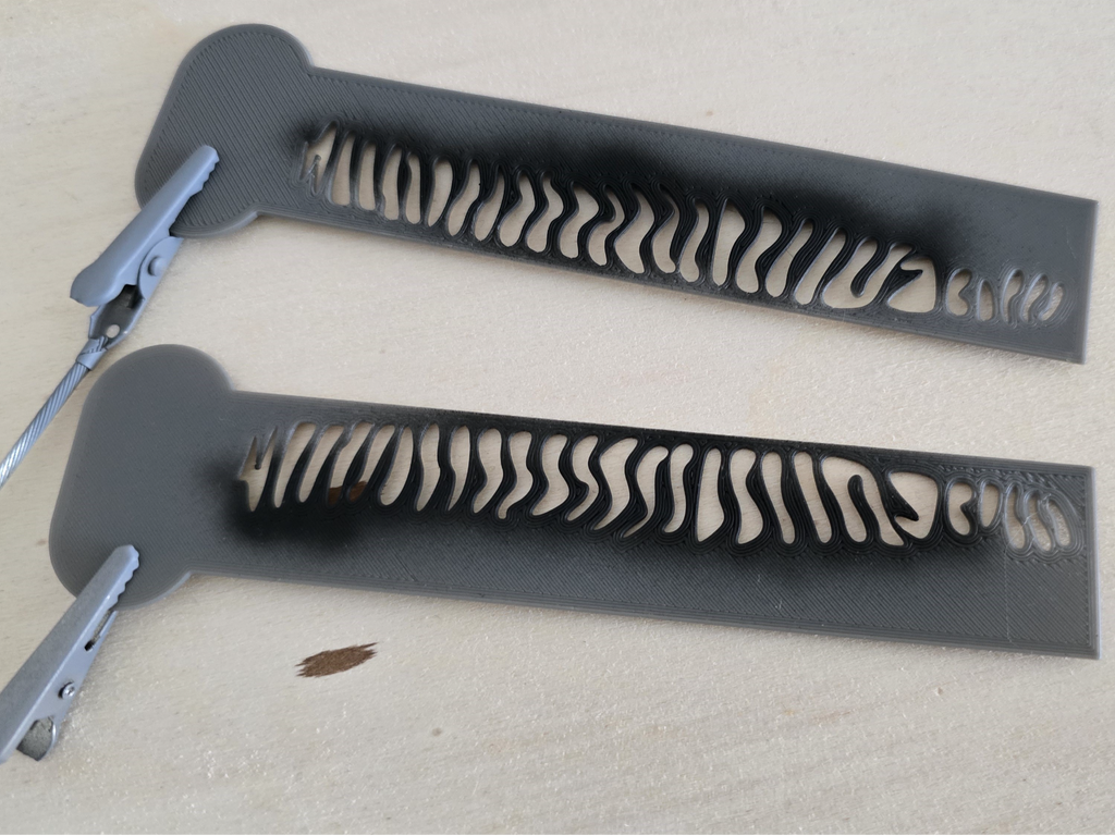 Airbrush mackerel stencil