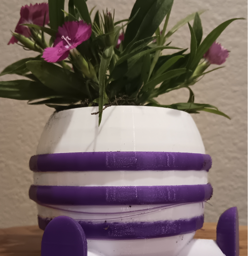 Cute sitting pot.