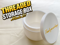 Threaded Storage Box with Lid＿吉田工房