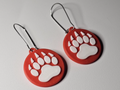 Round Paw Earrings