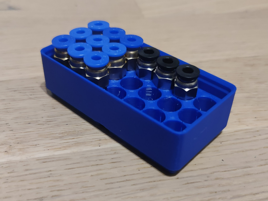 Lower Gridfinity PC4 PTFE Coupler Box