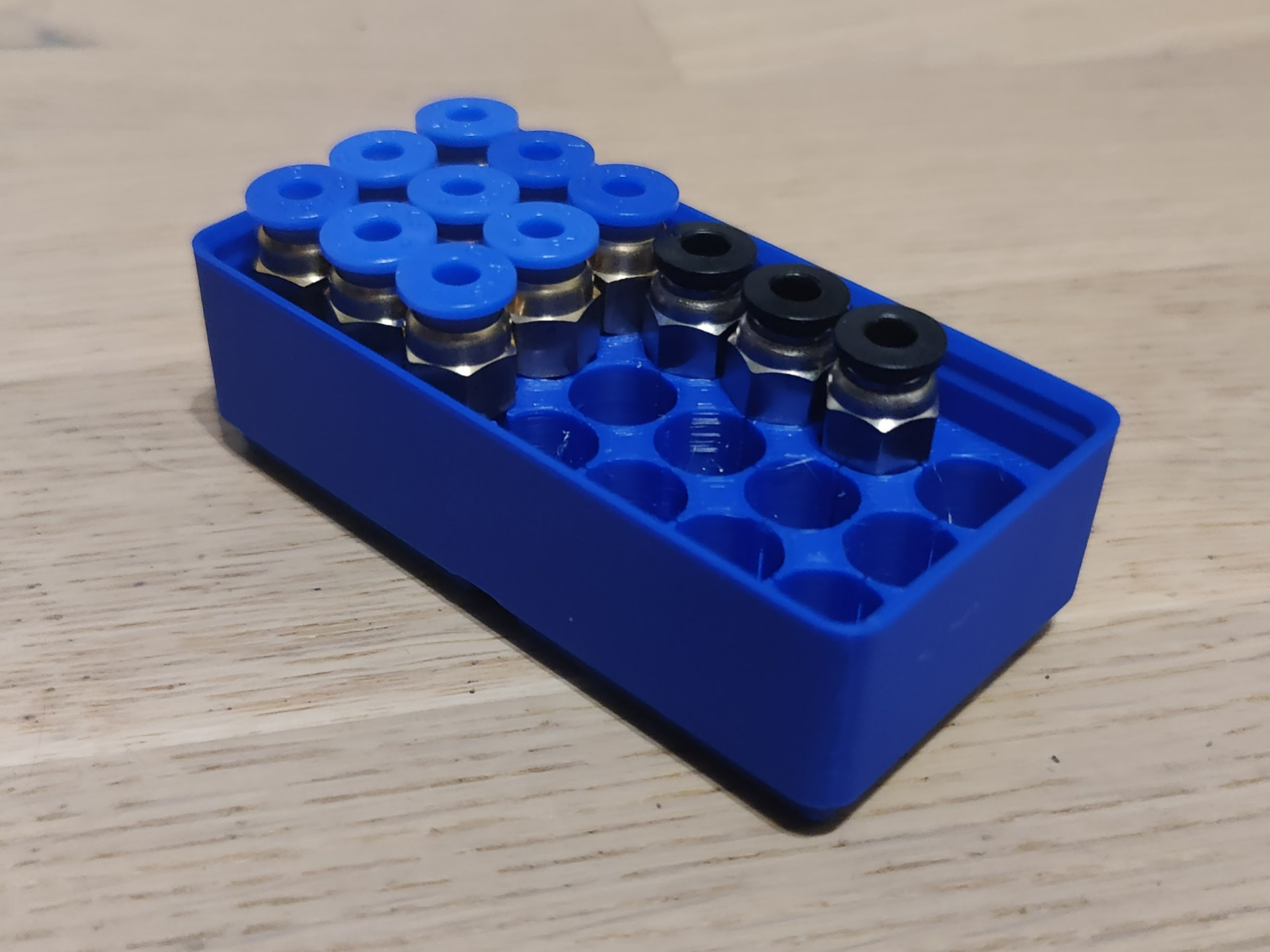 Lower Gridfinity PC4 PTFE Coupler Box