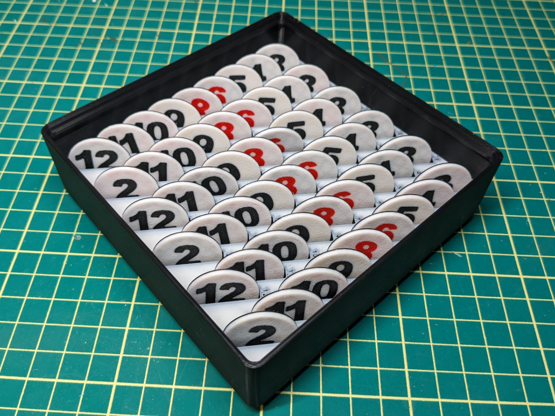 Catan Number Token Gridfinity Bin