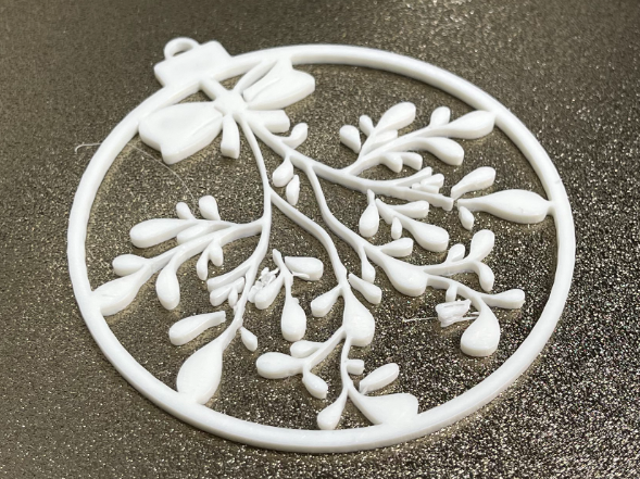 Christmas misteltoe ornament