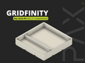 Gridfinity - Key Catch-All (3x3, 2:1 Compartment)