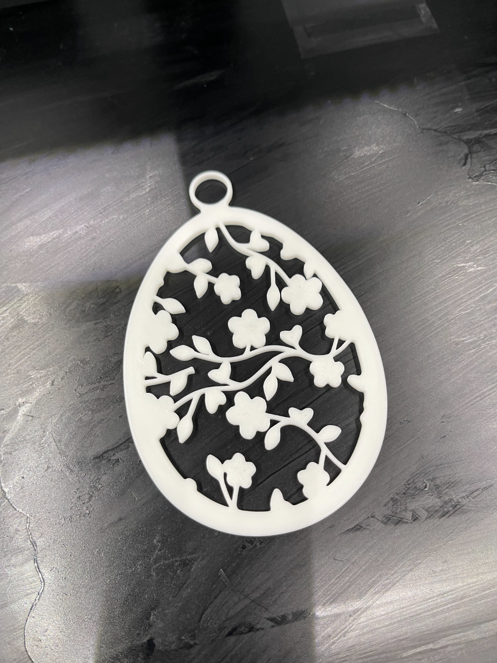 Easter Leaf And Flowers Ornament