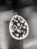 Easter Leaf And Flowers Ornament
