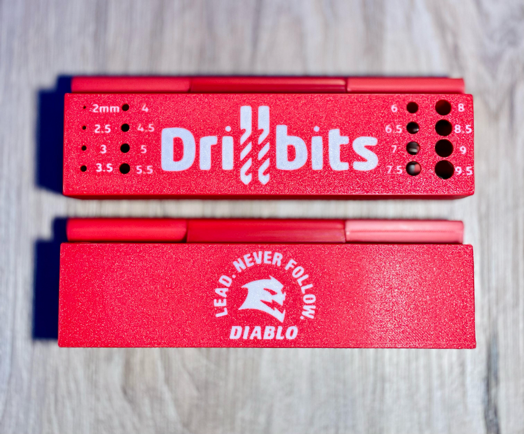 Drill Bit Hinged Box