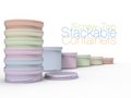 Stackable Screw-Top Containers