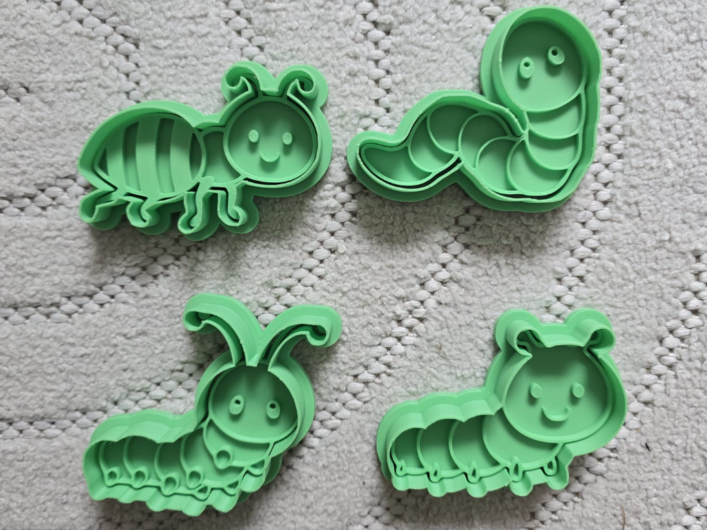 Cute Insect Cookie Cutter Playdoh Clay Animal Fun