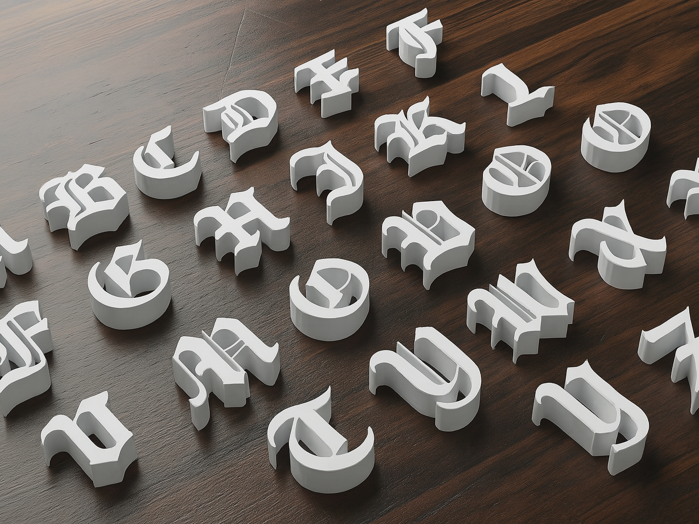 Alphabet Style -Ghotic-