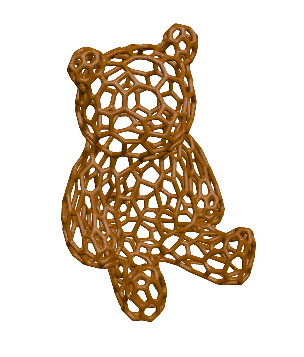 Teddy bear Voronoi