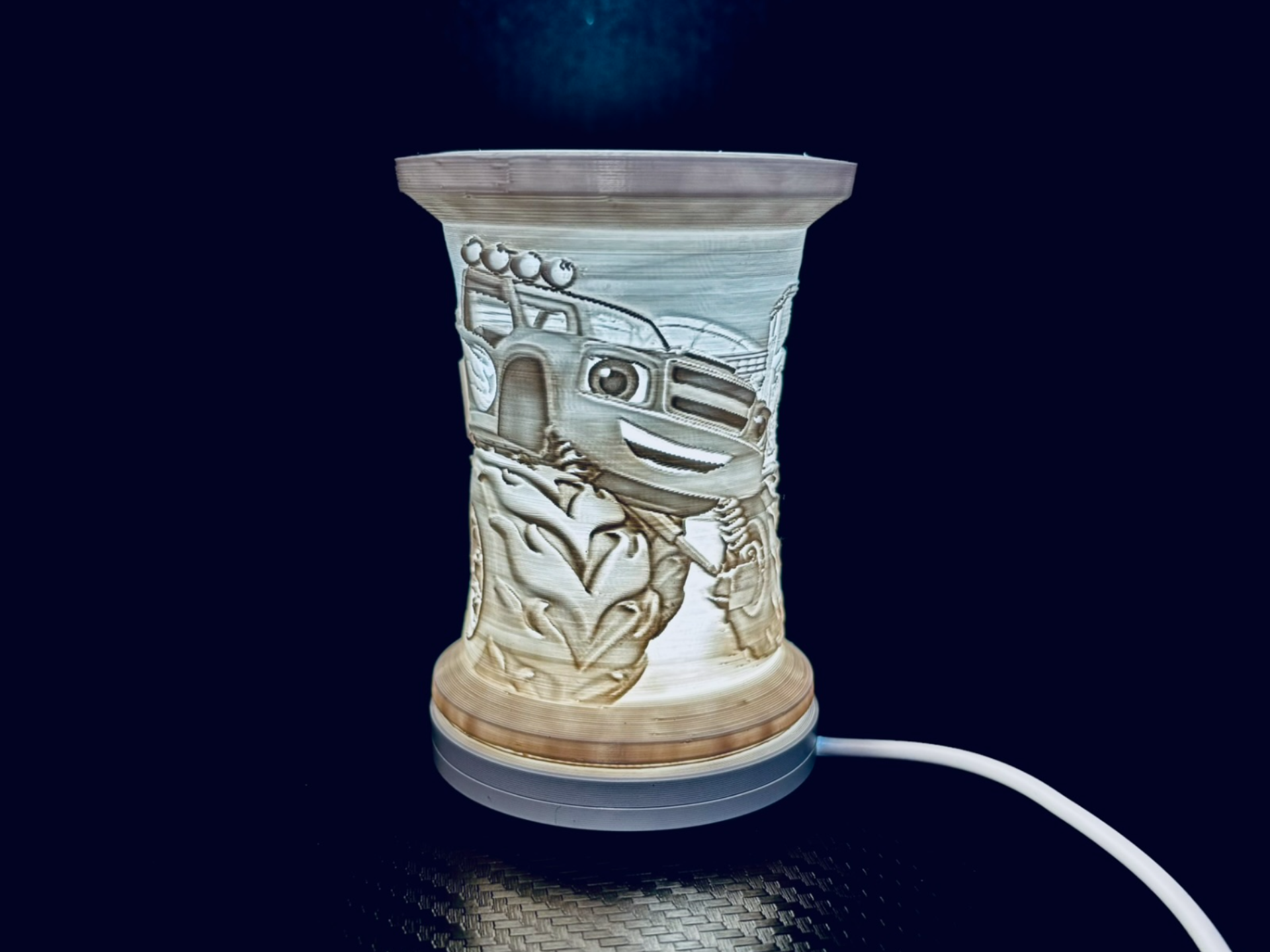 Lithophane_Blaze_and_the_Monster Machines