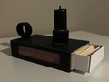 Candle Holder With Match Storage