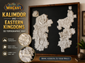 GIANT Kalimdor & Eastern Kingdoms Topographic Map
