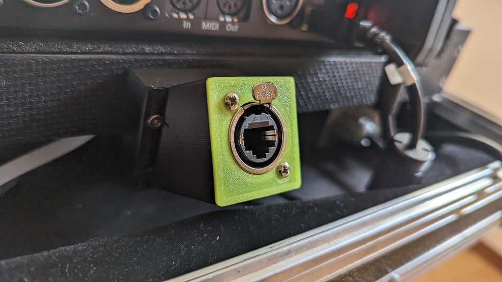 Single 30° Neutrik Angle Adapter D-Type
