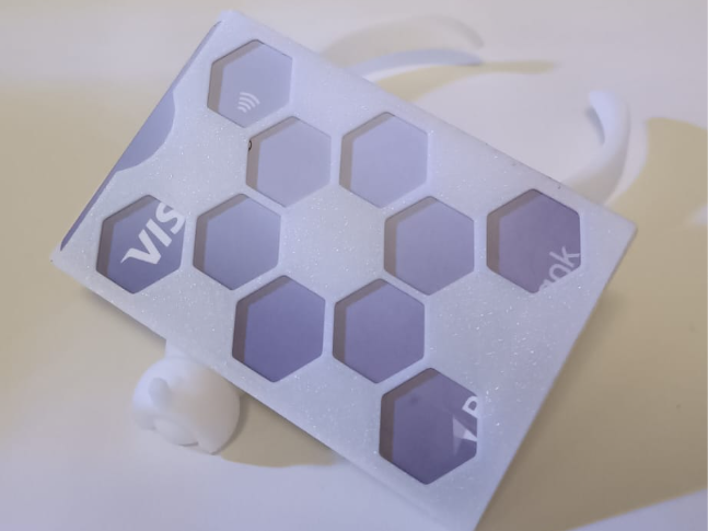 The slim minimalistic wallet (1 card)