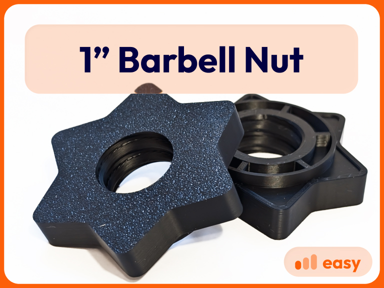 1" Barbell Nut